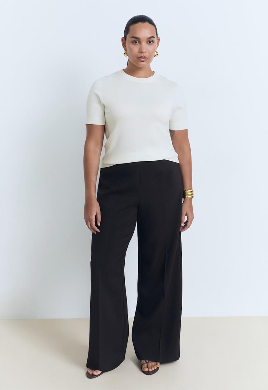 MANGO - Sweater Basic - Light Beige