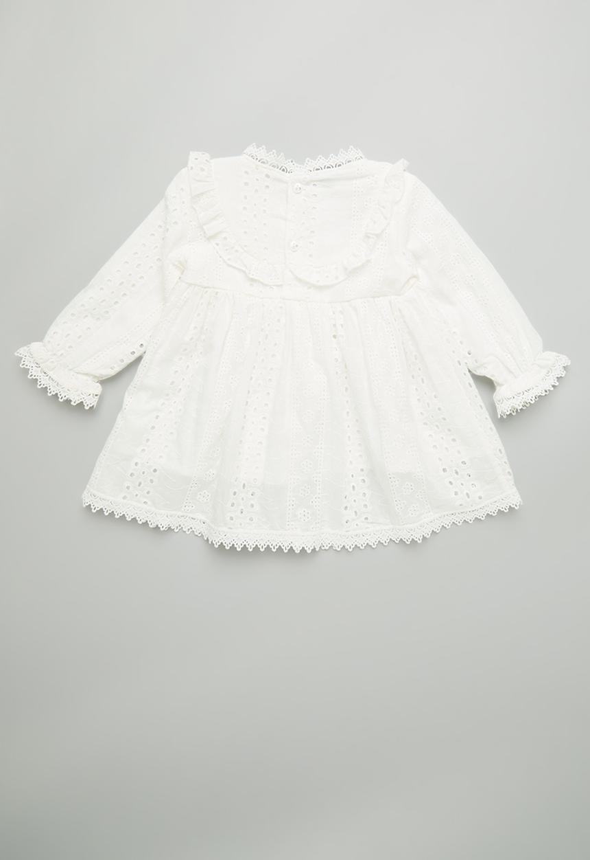 Pop Candy - Anglaise dress - white