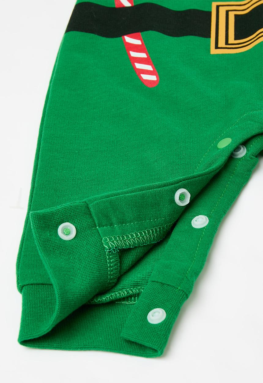 Pop Candy - Novelty elf playsuit & hat set - green