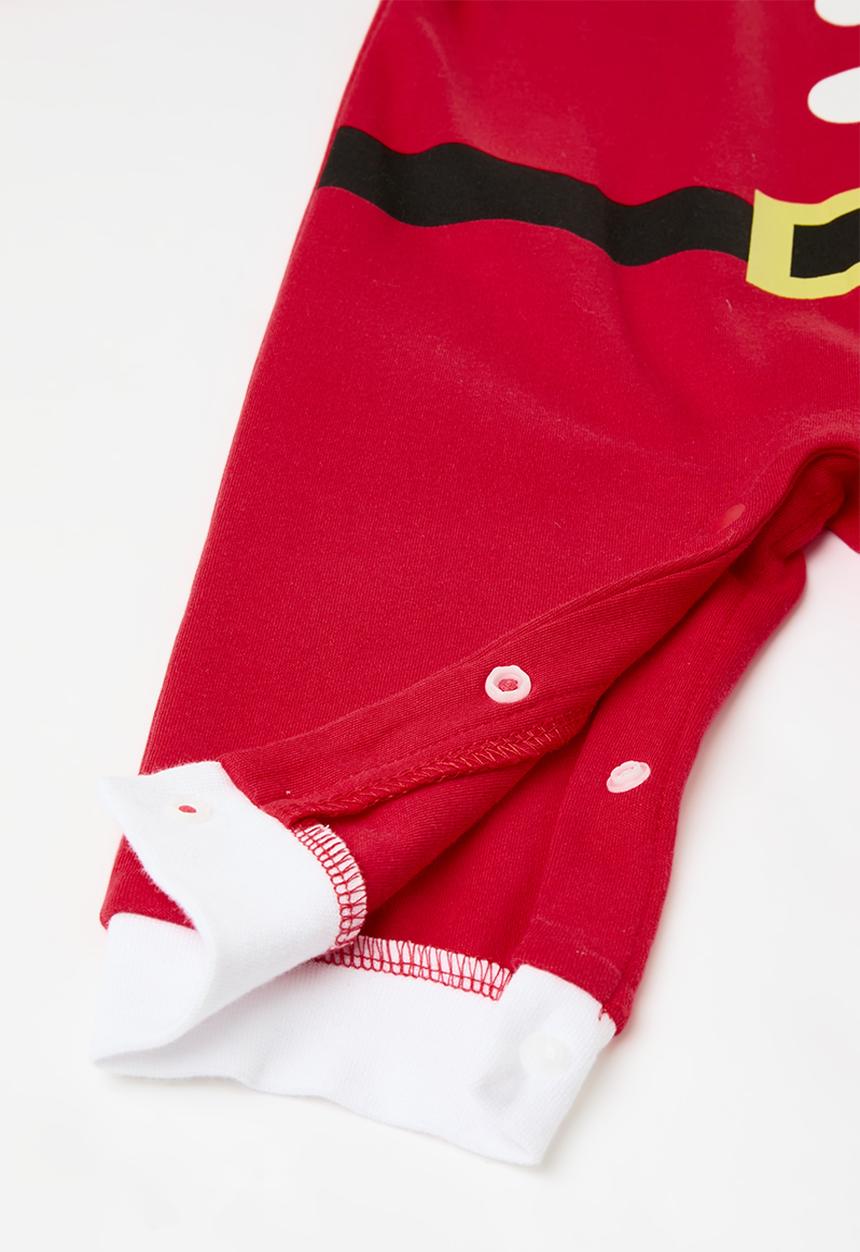 Pop Candy - Novelty santa playsuit & hat set - red/white