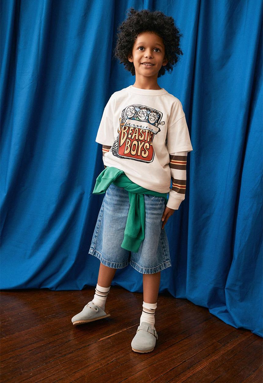 Cotton On - Licensed Drop Shoulder Short Sleeve Tee - Lcn Bra White/Beastie Boys