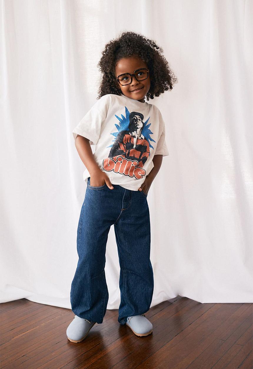 Cotton On - License Drop Shoulder Short Sleeve Tee - Lcn Bra Billie Eilish/Vanilla
