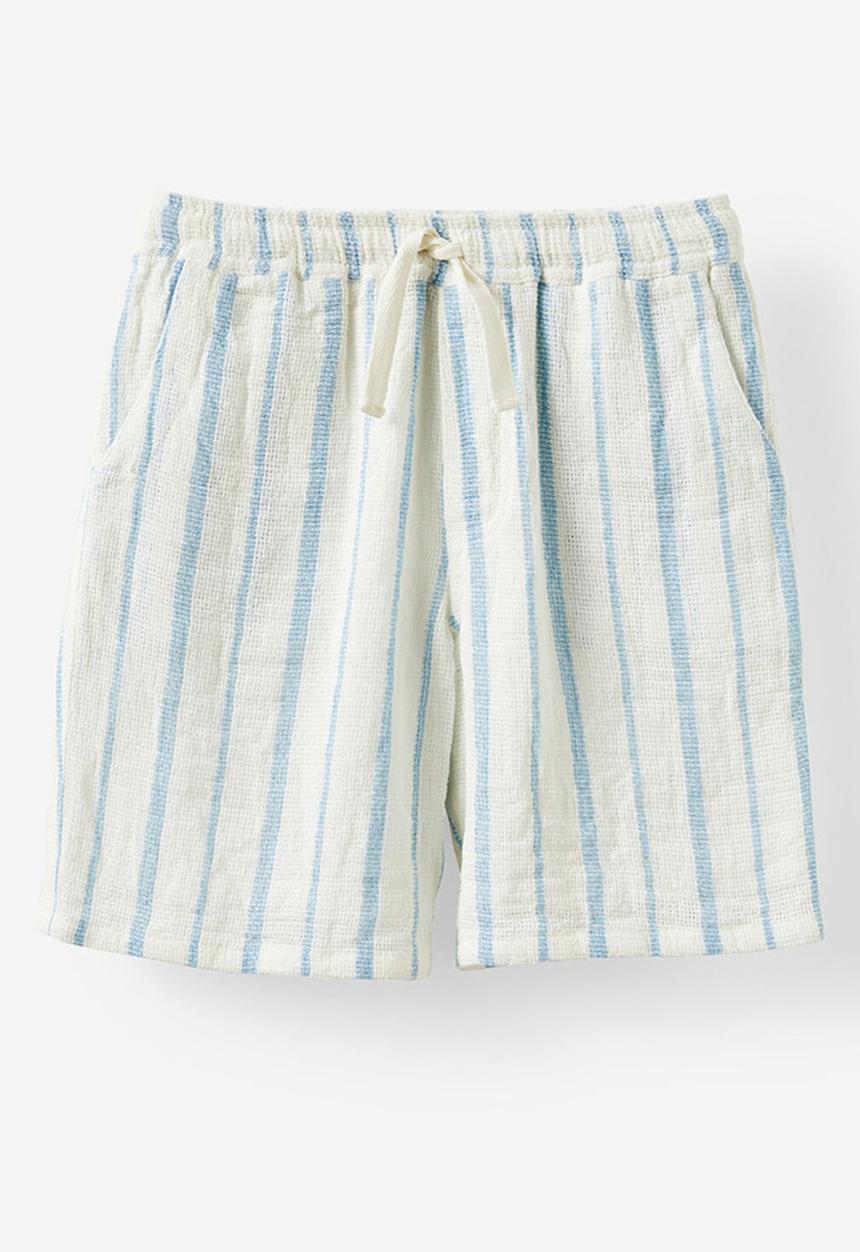 Cotton On - Eric easy short - dawn blue/vanilla stripe