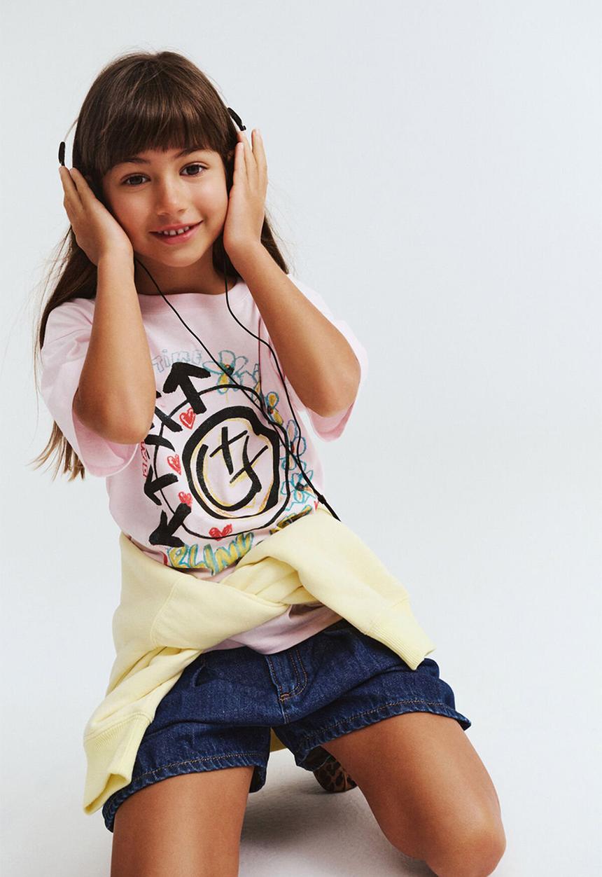 Cotton On - License Drop Shoulder Short Sleeve Tee - Lcn Mt Blink 182/Tea Party Pink
