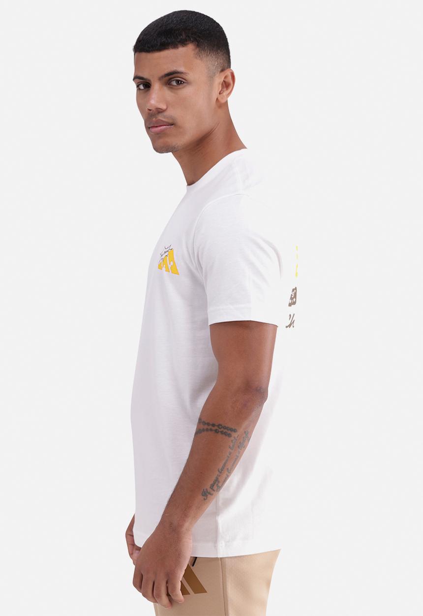 adidas Performance - Food Grilled Cheese Graphic T-Shirt - White