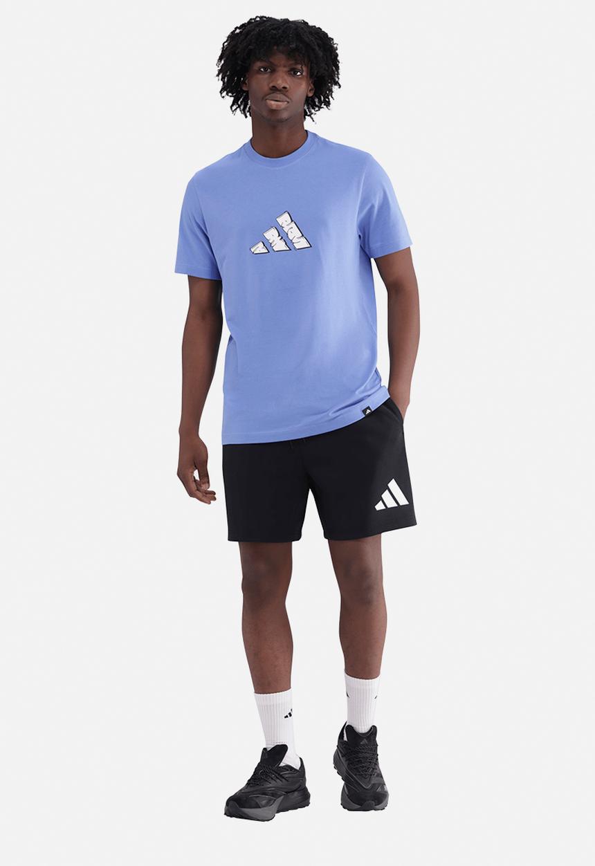 adidas Performance - 90s Nostalgia Graphic T-Shirt - Blue