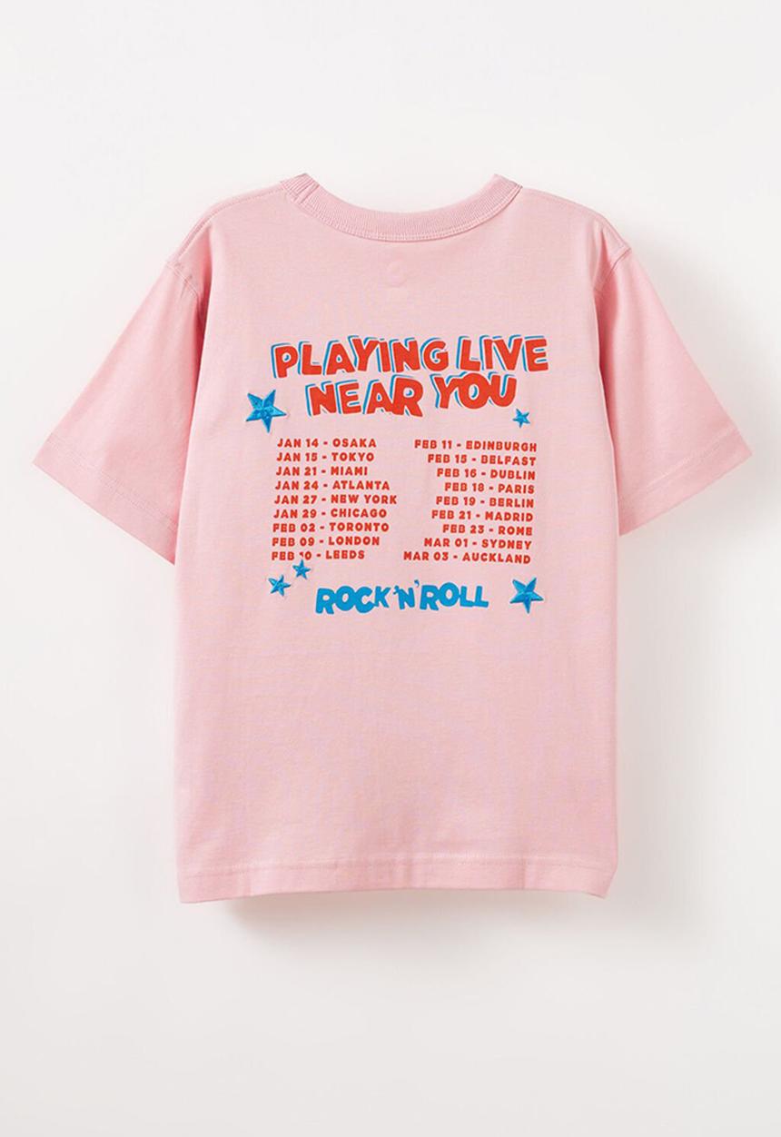Cotton On - Poppy Oversize Graphic Print Tee - Marshmellow/Rock N  Roll
