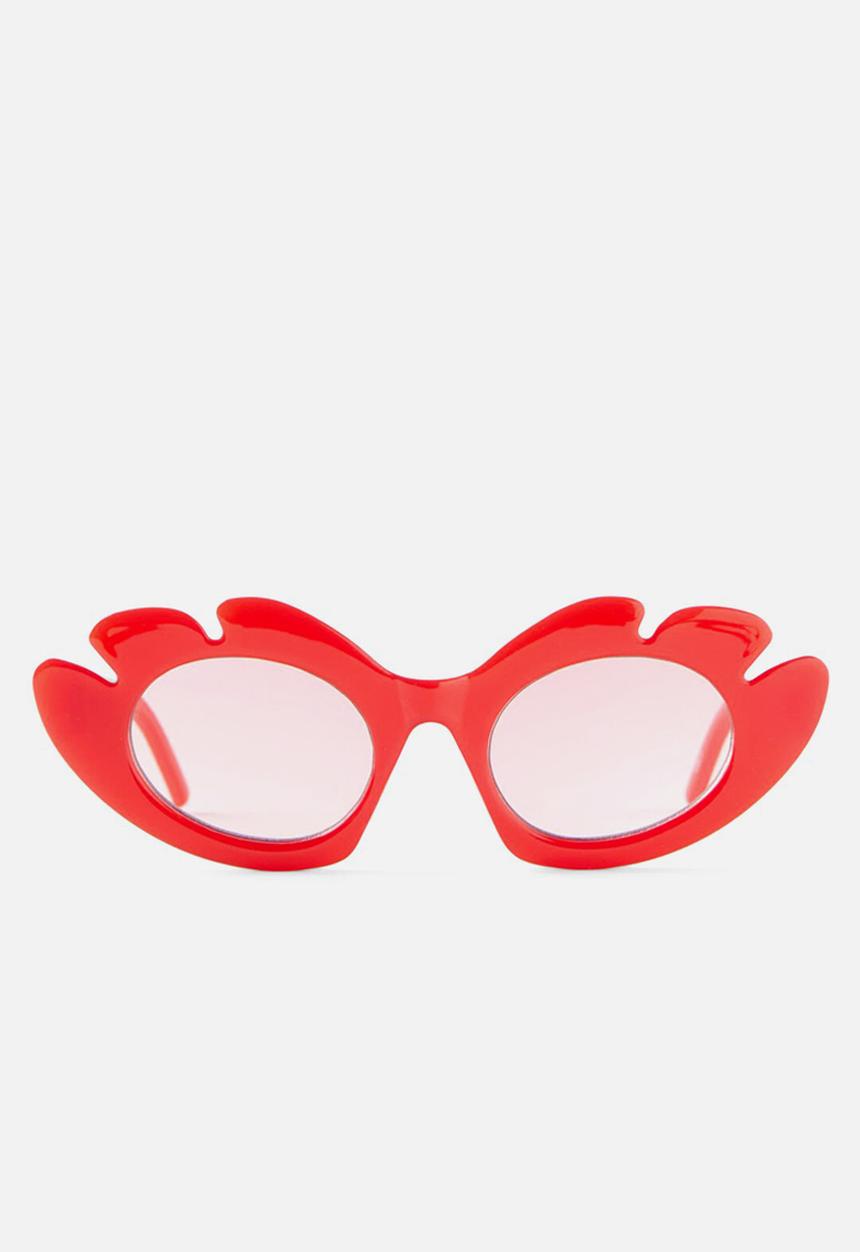 Cotton On - Kids florence flower sunglasses - varsity red
