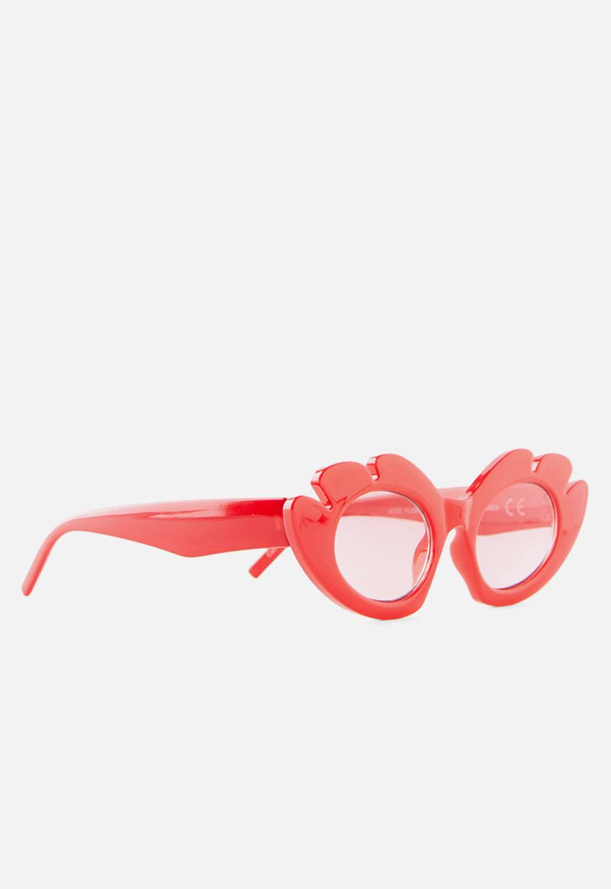 Cotton On - Kids florence flower sunglasses - varsity red