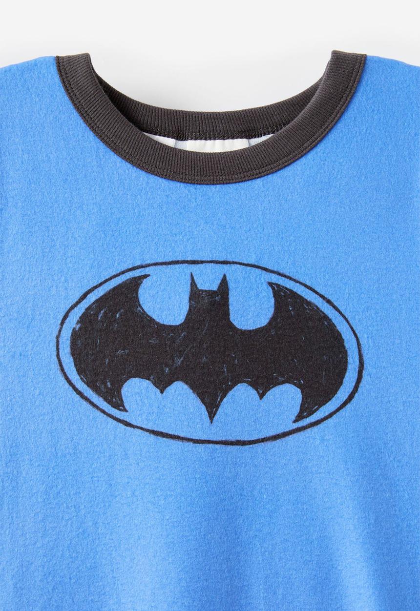 Cotton On - Damon short sleeve pyjama set license - lcn wb deep sea blue/batman logo