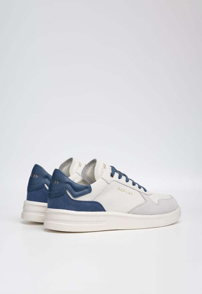 Replay - University court - off wht blue