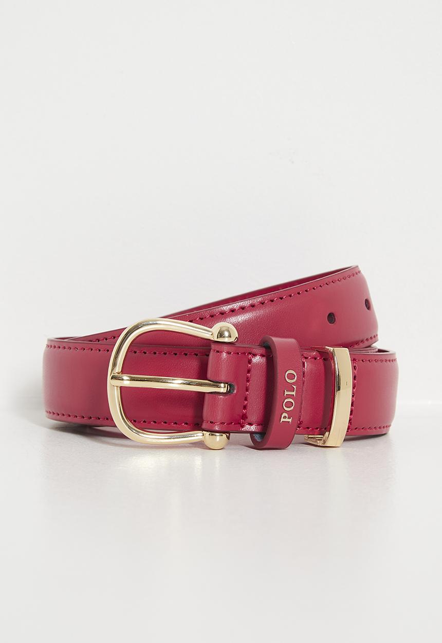 POLO - Rosa belt - burgandy