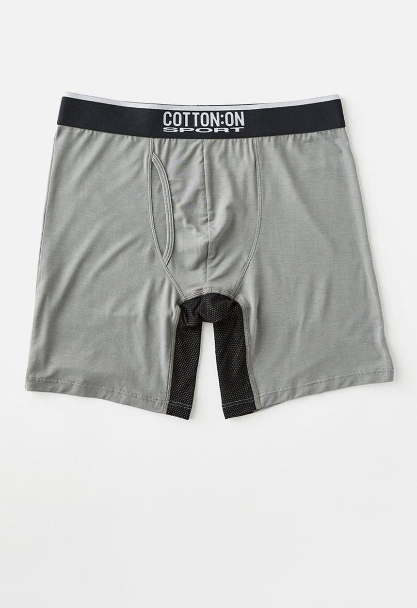 Cotton On - Mens Sport Trunk - Grey