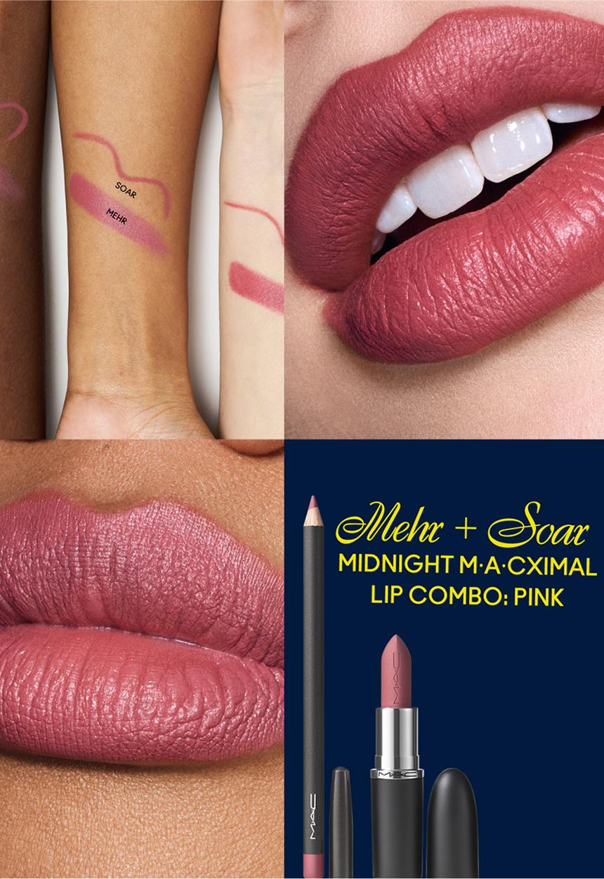 MAC - Nocturna Midnight Macximal Lip Combo - Pink