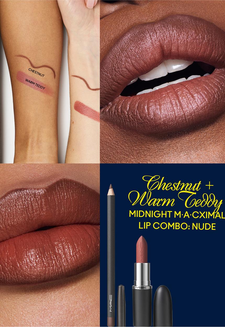 MAC - Nocturna Midnight Macximal Lip Combo - Neutral
