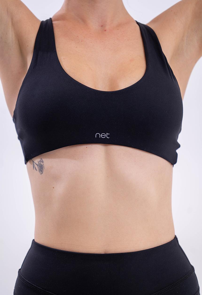 Net Athletic - Skinflow bra  - jet black 