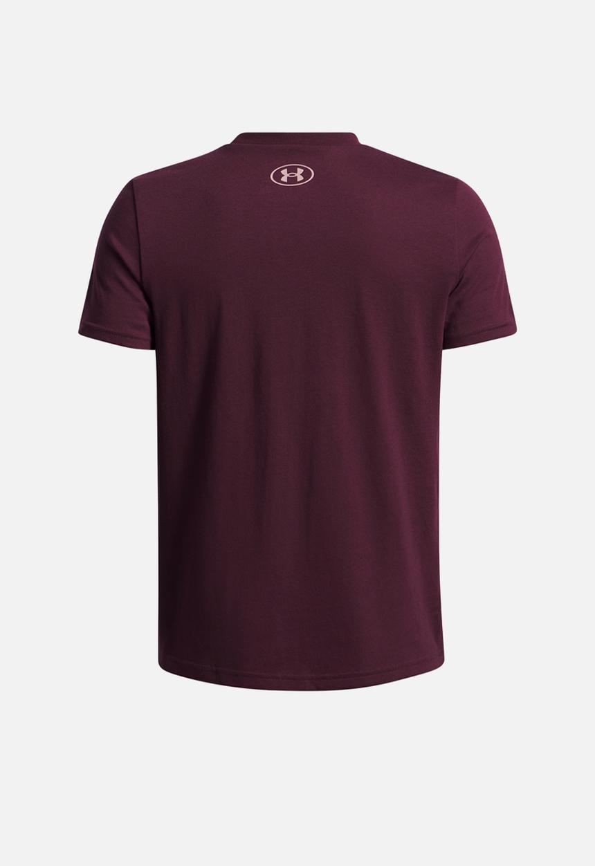 Under Armour - Ua b logo wordmark ss - dark maroon/maroon mist
