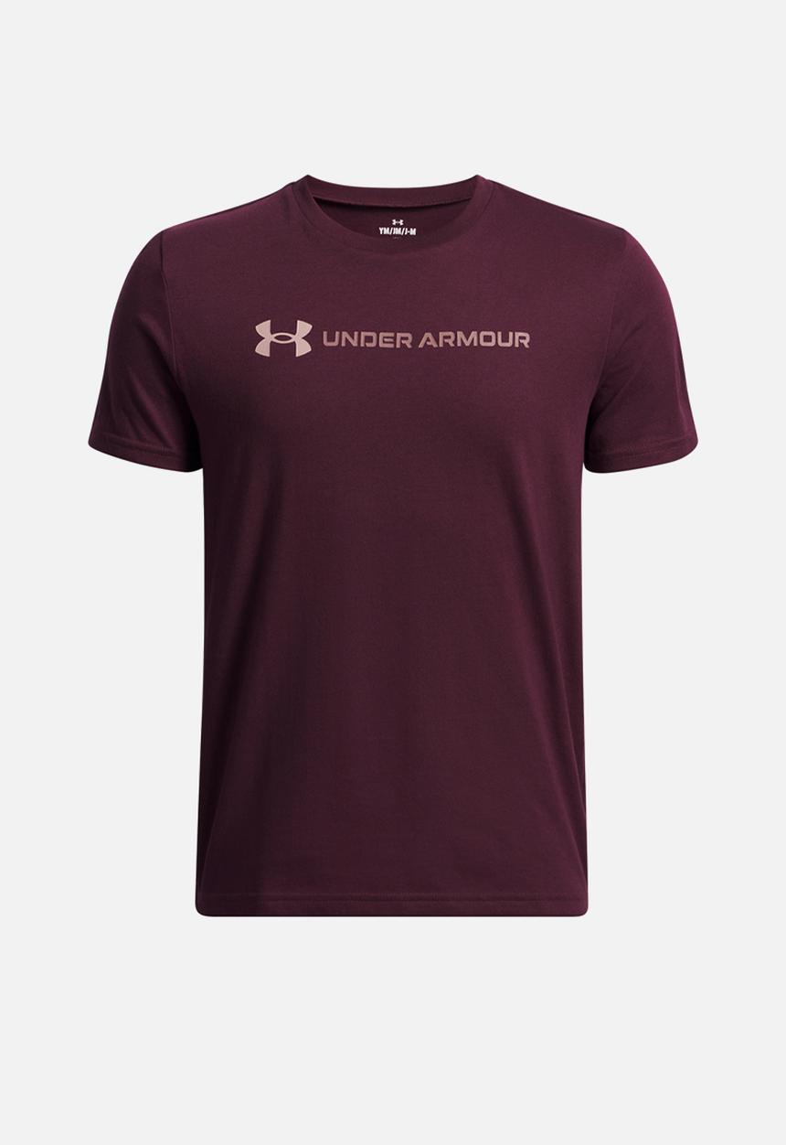 Under Armour - Ua b logo wordmark ss - dark maroon/maroon mist