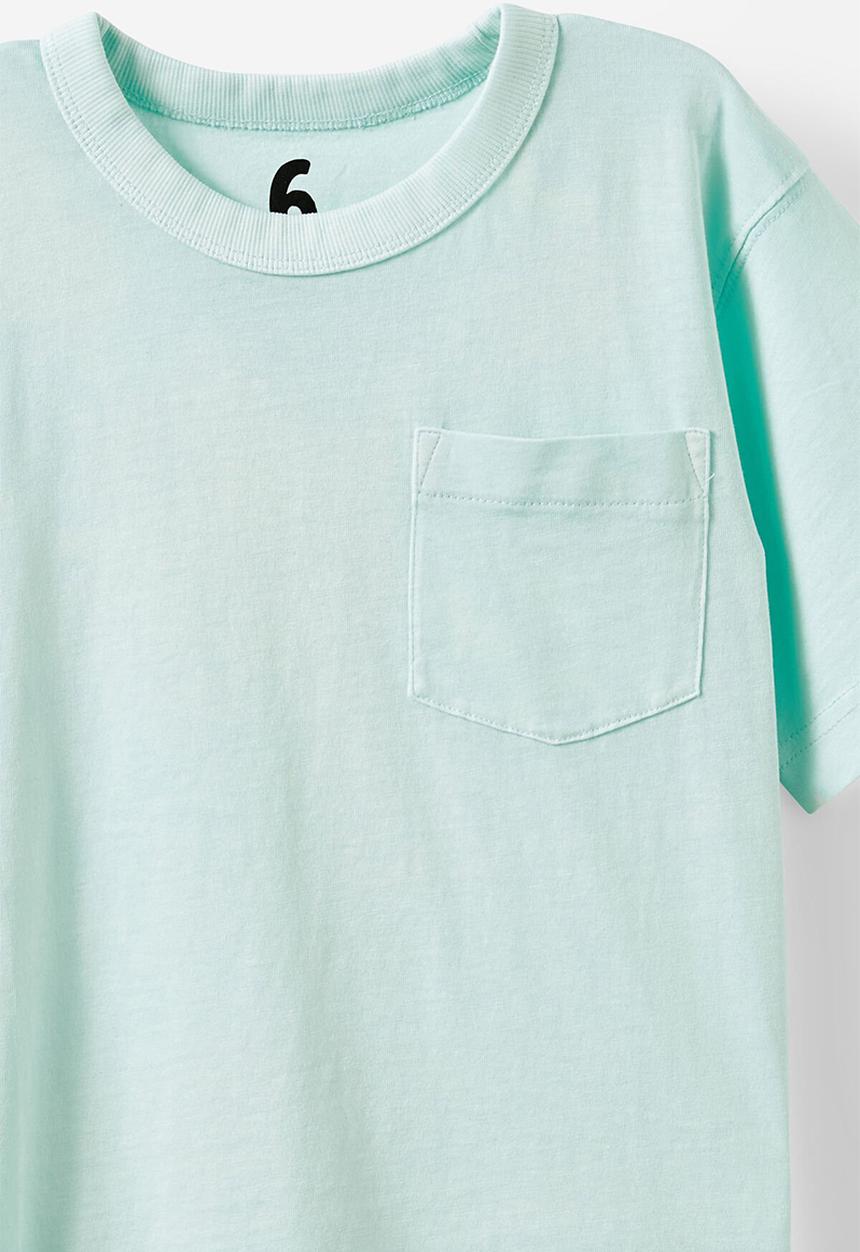 Cotton On - The essential short sleeve tee - ice mint wash