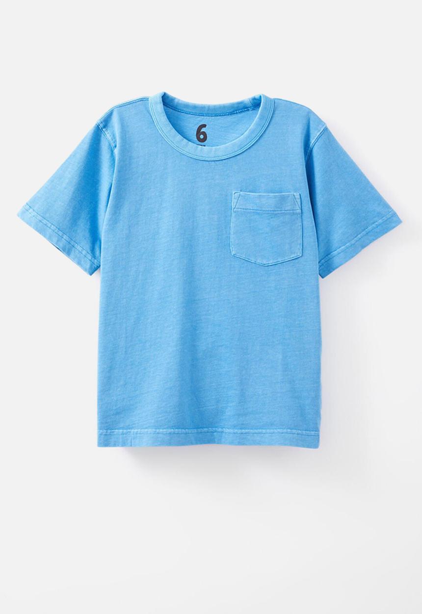 Cotton On - The essential short sleeve tee - deep sea blue wash