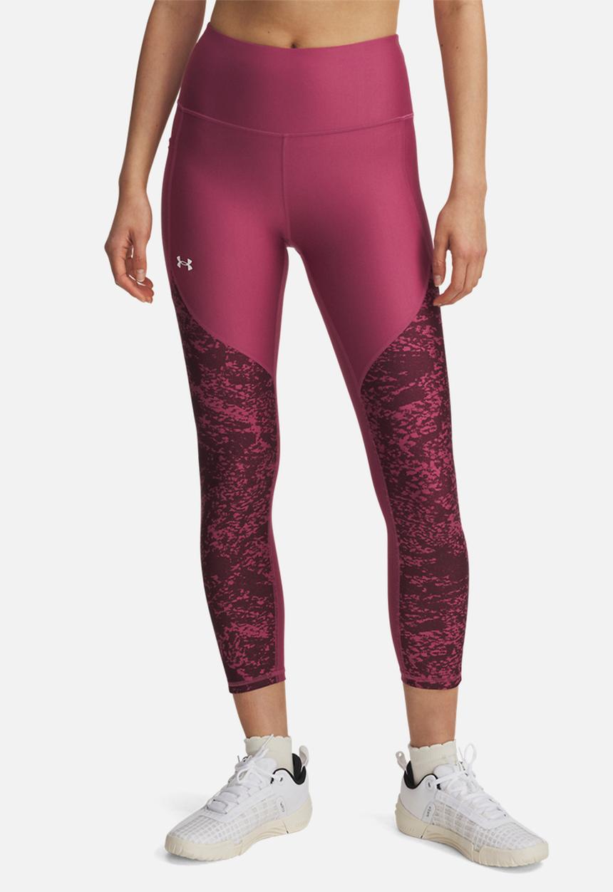 Under Armour - Tech Print Panel Ankle Leg - Burgundy