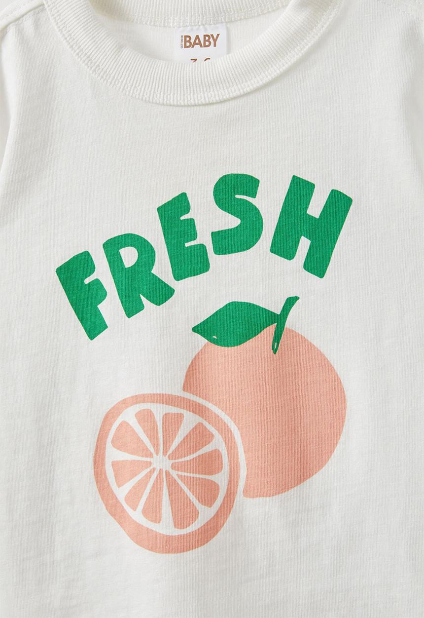 Cotton On - Bobbi short sleeve graphic tee - vanilla/fresh