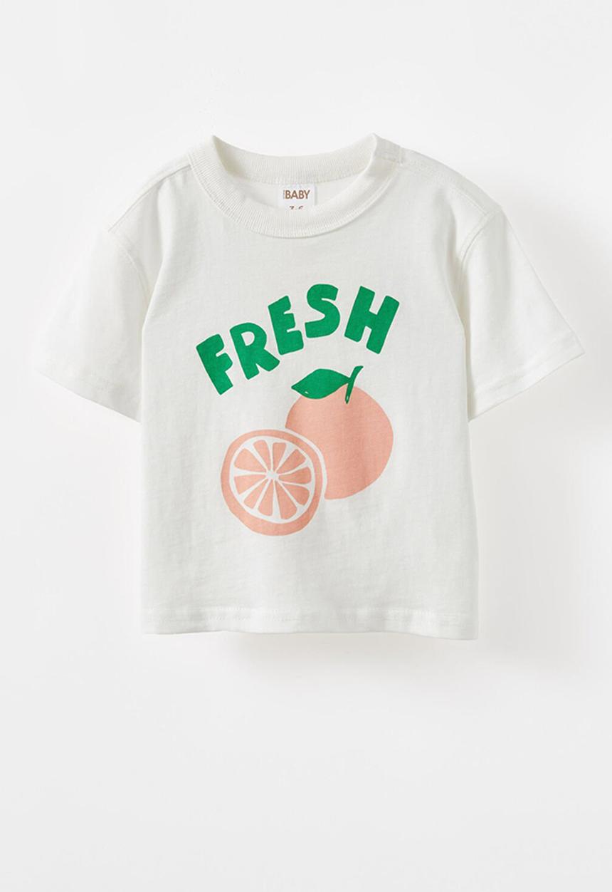 Cotton On - Bobbi short sleeve graphic tee - vanilla/fresh
