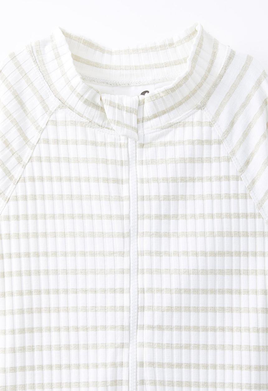 Cotton On - Lydia one piece - dark vanilla/shimmer stripe