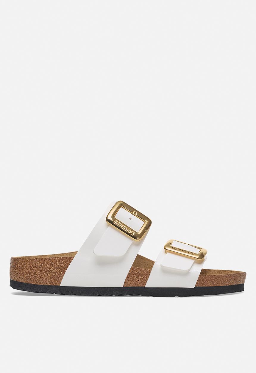 Birkenstock - Sydney cushion buckle narrow - patent white
