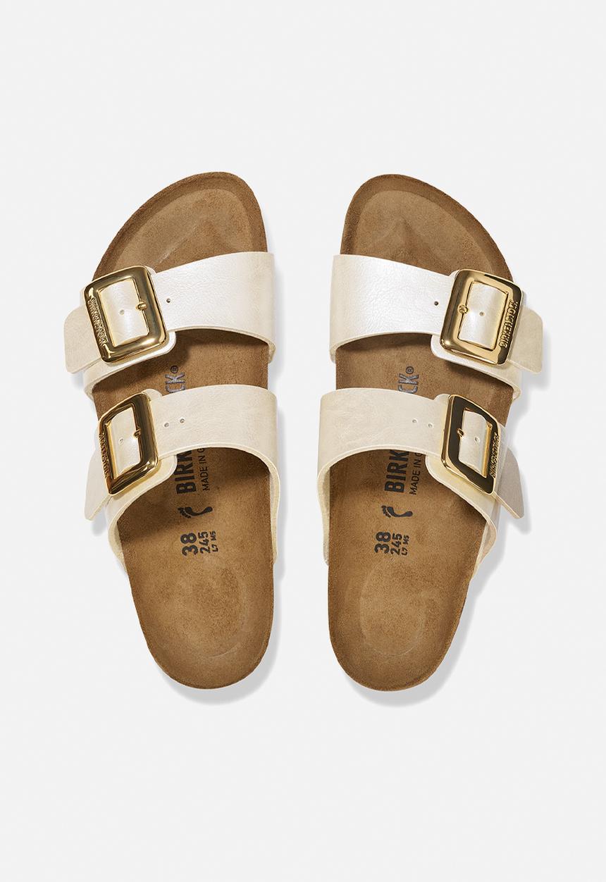 Birkenstock - Sydney cushion buckle regular - graceful pearl white