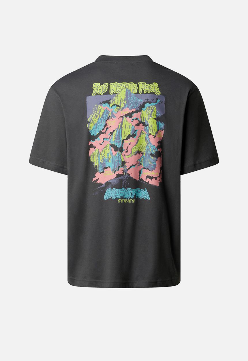 The North Face - Expedition Celebration Oversized S/S  Tee - Anthracite Grey