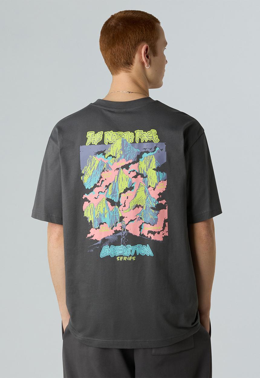 The North Face - Expedition Celebration Oversized S/S  Tee - Anthracite Grey