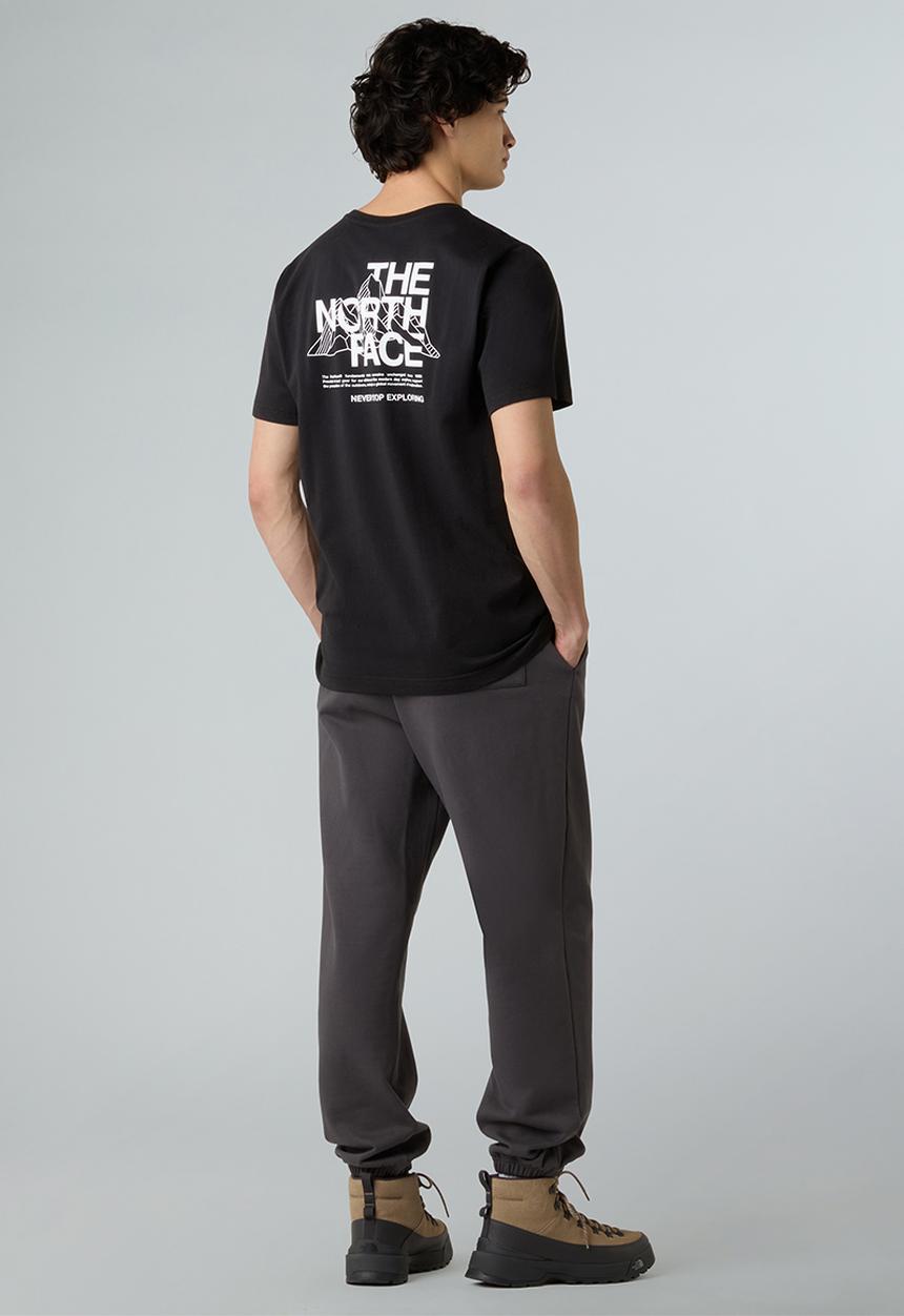 The North Face - S/S Mountain Sketch Tee - TNF Black (JK3)