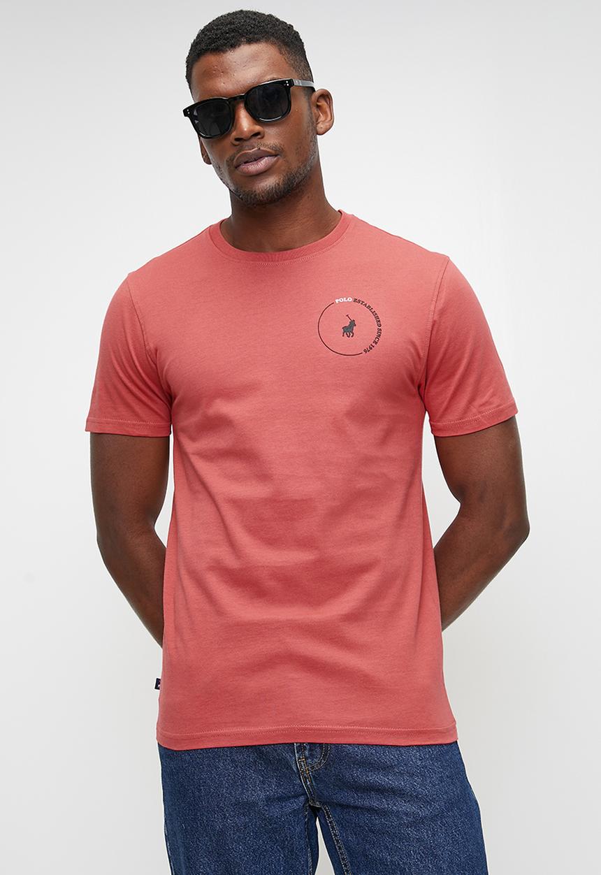 POLO - Eli logo short sleeve T-shirt - dark pink