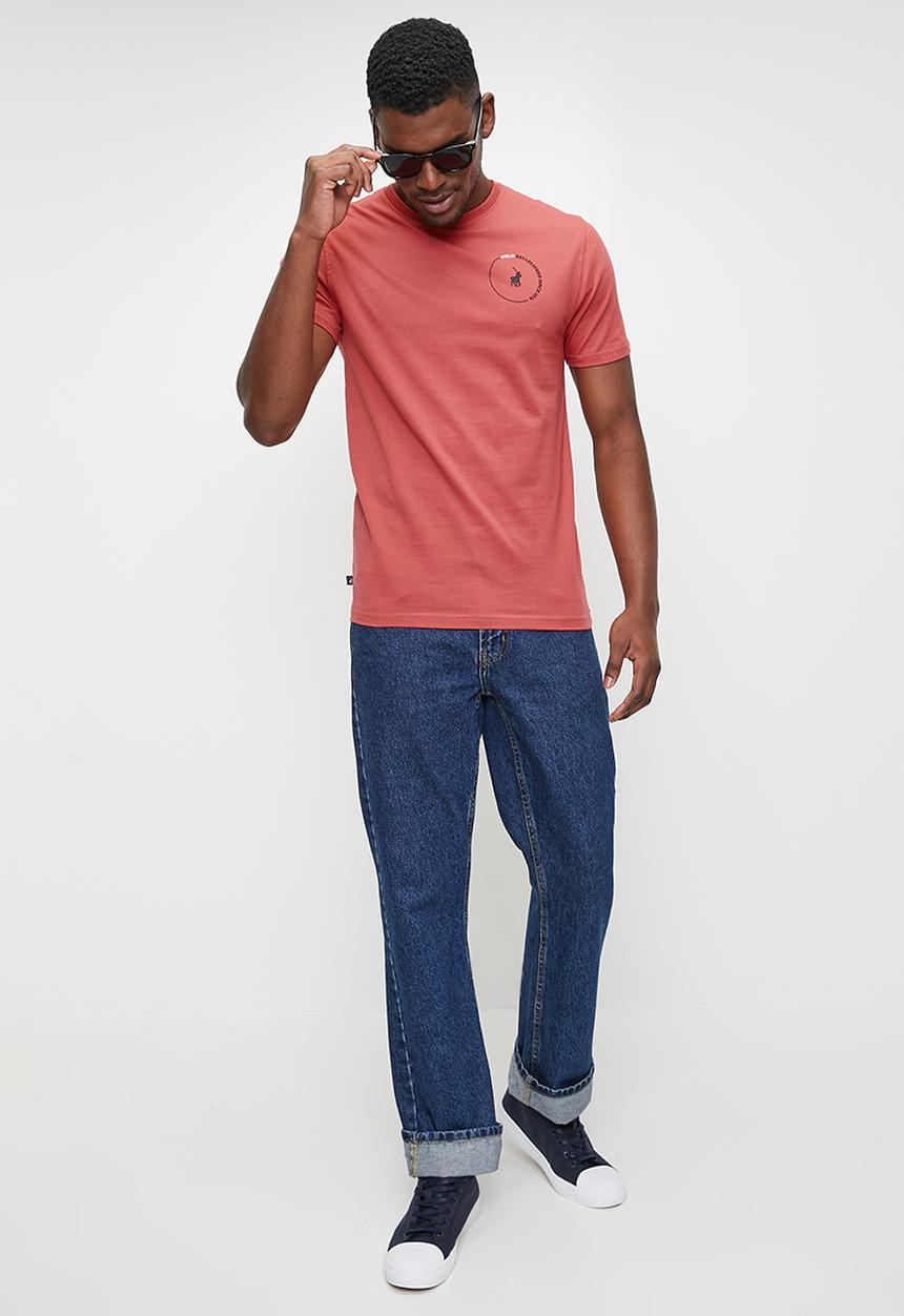 POLO - Eli logo short sleeve T-shirt - dark pink