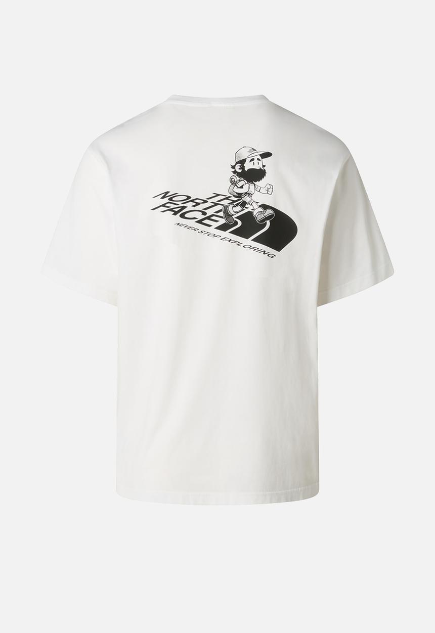 The North Face - Run Graphic Relaxed S/S Tee - TNF White (FN4)