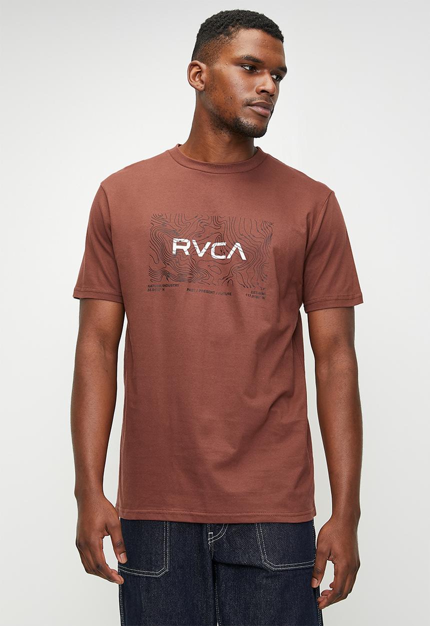 RVCA - Topo Xl Ss Red Stitch - Red Earth