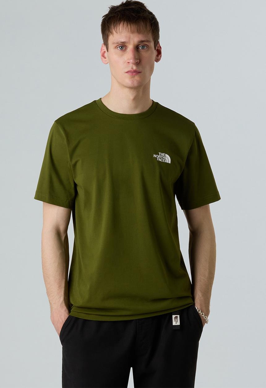 The North Face - S/S Simple Dome Tee - Woodland Green (BRI)