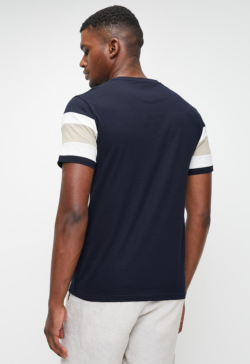 POLO - Brinley stripe printed short sleeve T-shirt - multi