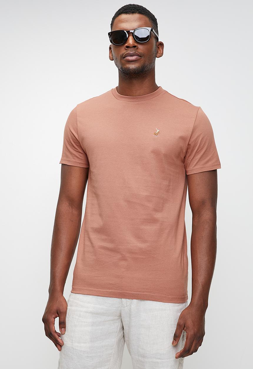POLO - Lucas essential short sleeve T-shirt - dark pink	