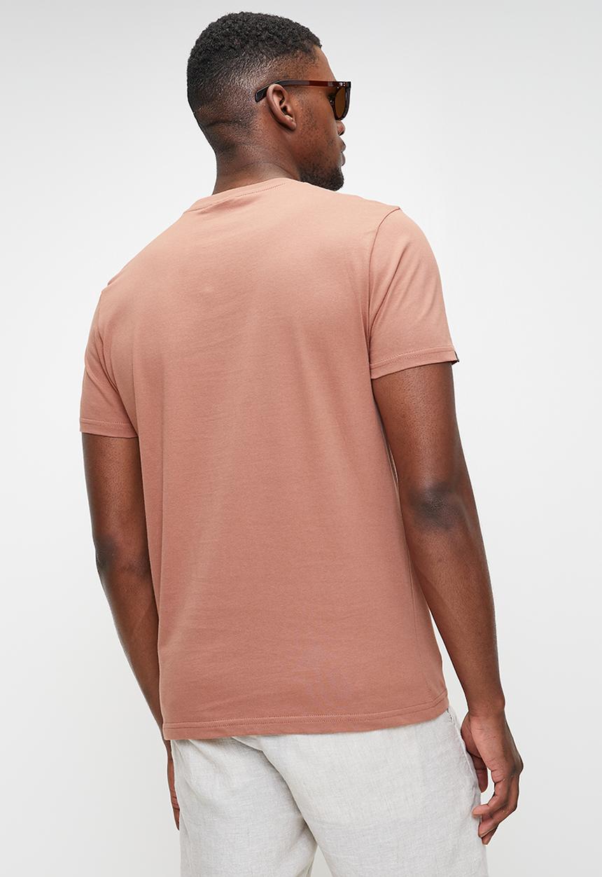 POLO - Lucas essential short sleeve T-shirt - dark pink	