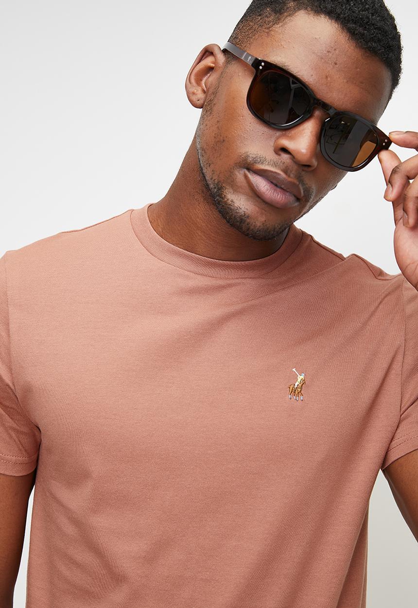 POLO - Lucas essential short sleeve T-shirt - dark pink	