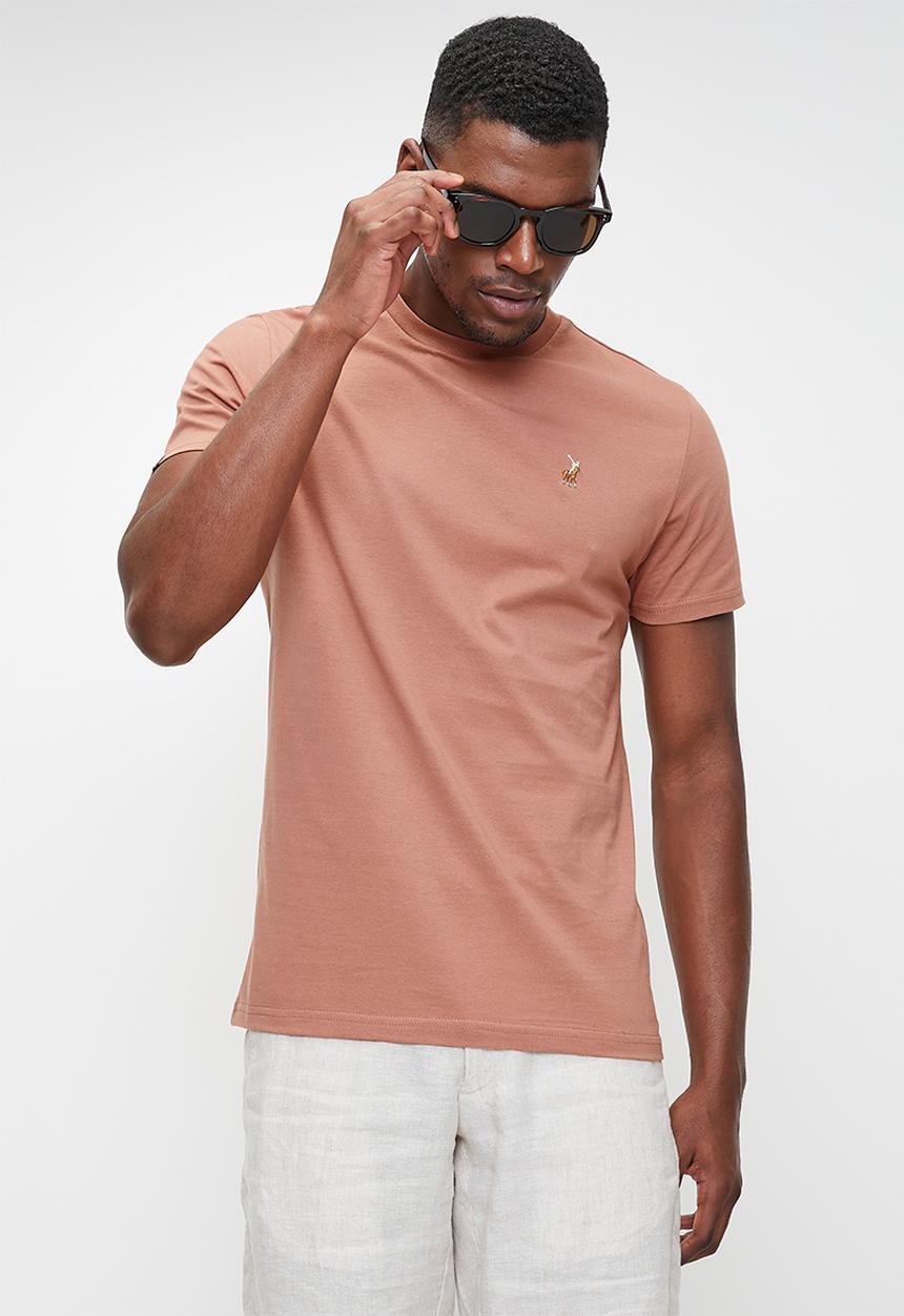 POLO - Lucas essential short sleeve T-shirt - dark pink	