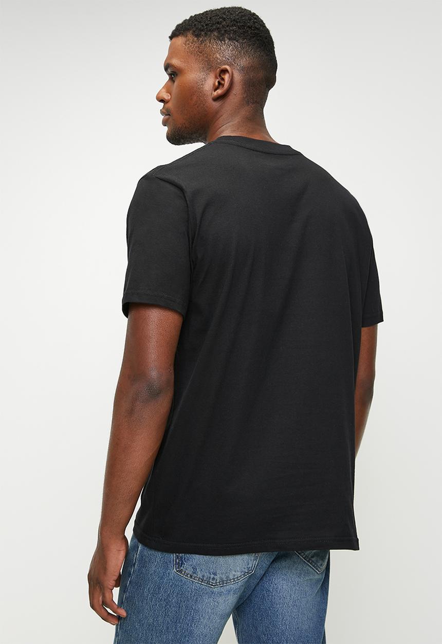RVCA - Small RVCA Short Sleeve - Black & Black logo
