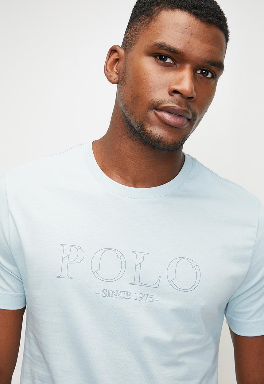 POLO - Baker printed short sleeve T-shirt - blue	
