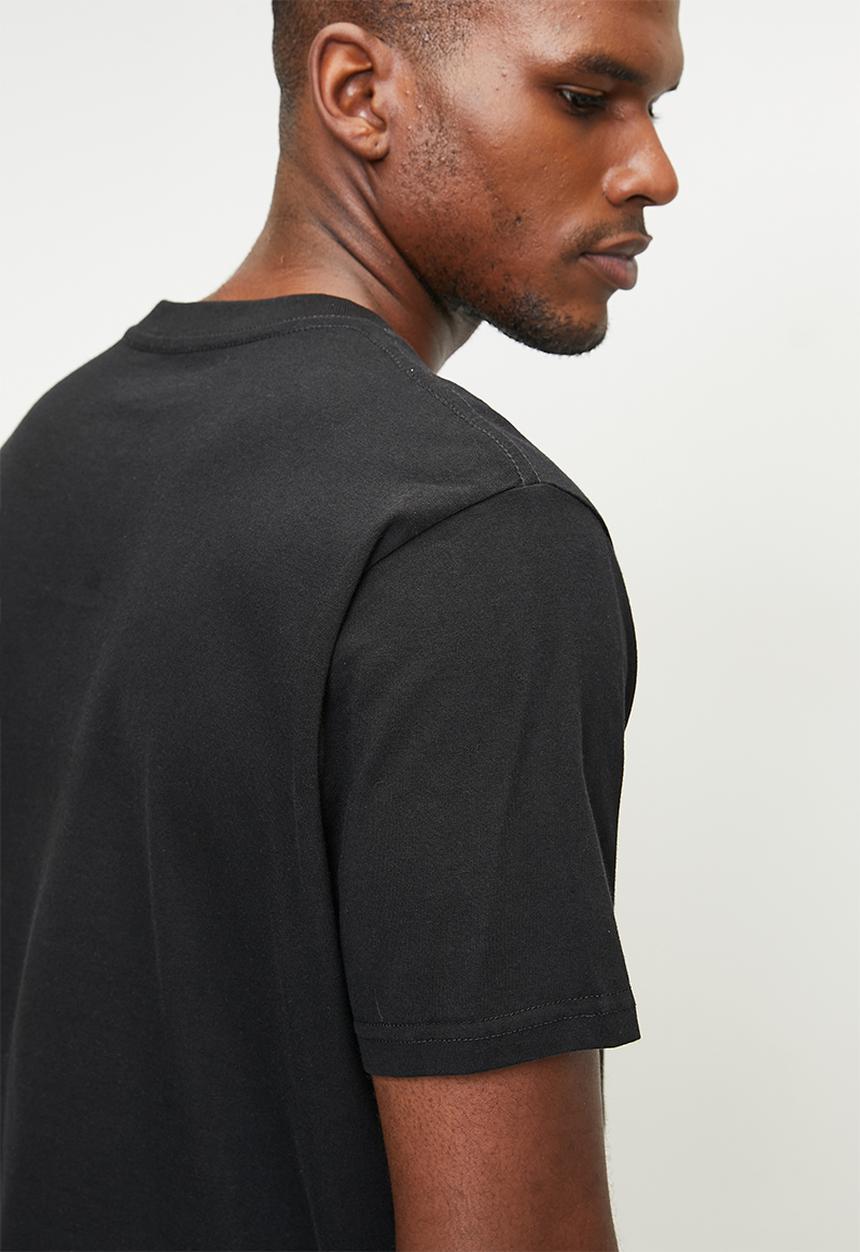 RVCA - Small RVCA Short Sleeve - Black & Black logo