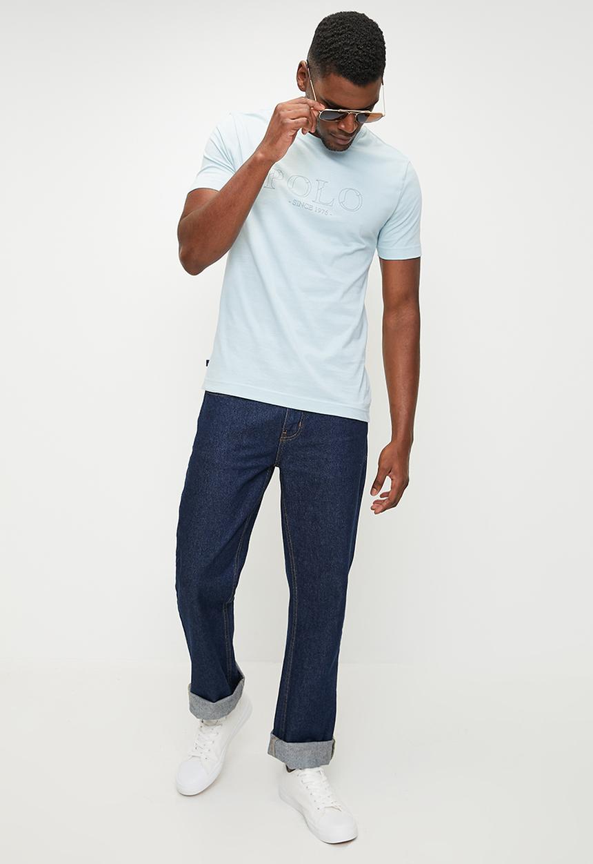 POLO - Baker printed short sleeve T-shirt - blue	