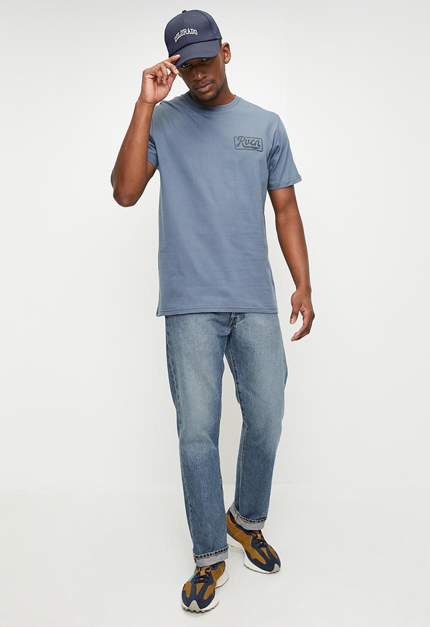 RVCA - Frame Up Ss Red Stitch - Vintage Navy