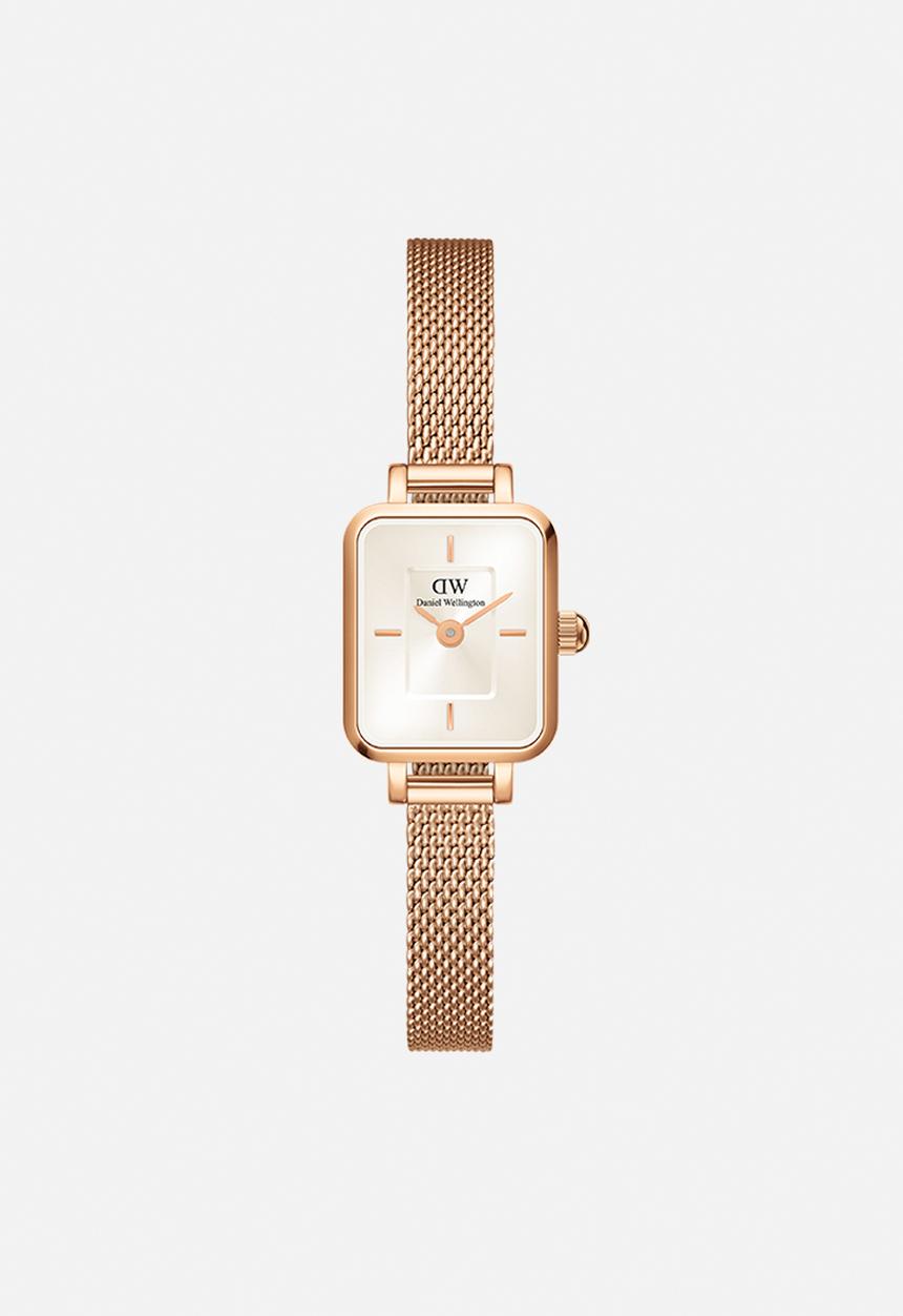 Daniel Wellington - Quadro Mini Melrose Watch- Champagne 15.4X18.2 mm