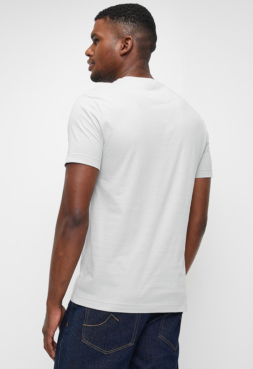 POLO - Ellis printed typography short sleeve T-shirt - grey
